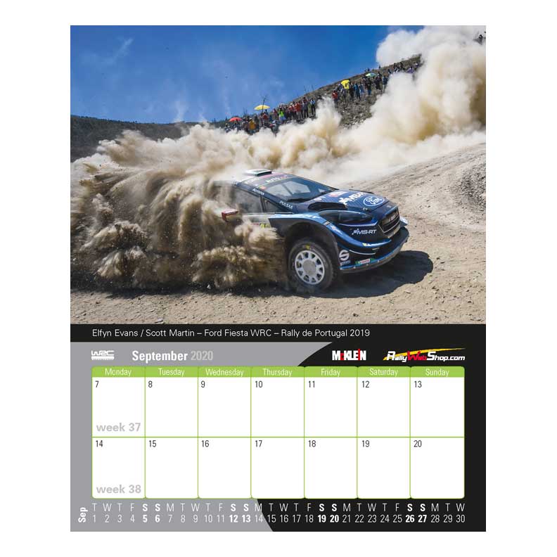 WRC Desk Calendar 2020 – Performance Clothing